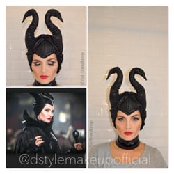 D'Style Make-Up - Client as Maleficent for Halloween 2014.