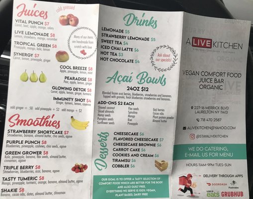 Menu photo 2 A Live Kitchen Laurelton, NY