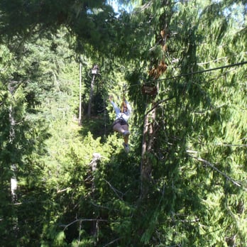 Adrena Line Zipline Adventure Tours - Zippin thru the trees with the greatest of ease! - Ziplining Near Me - Sooke, British Columbia