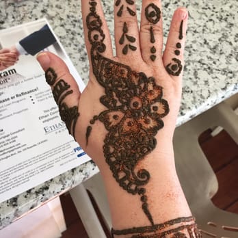 Geet's Beauty Brows - Love my henna! Her own design, $15. The bracelet she added for free for my birthday - Eyebrow Services Near Me - Rocklin, California Geet's Beauty Brows - Love my henna! Her own design, $15. The bracelet she added for free for my birthday - Eyebrow Services Near Me - Rocklin, California