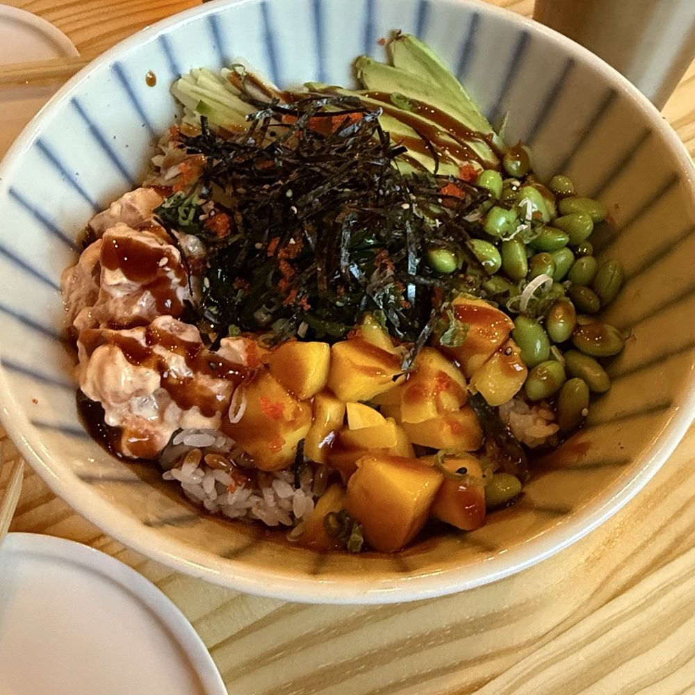 Spicy Spicy Raw Salmon Don Spicy Spicy Raw Salmon Don