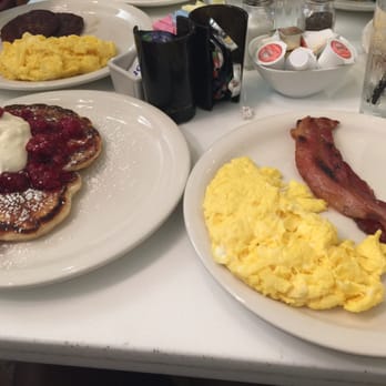 Briarpatch Restaurant - I think this is called the kitchen table. It includes: two pancakes, eggs and a meat. It's delicious and more than enough food. - American Near Me - Winter Park, Florida Briarpatch Restaurant - I think this is called the kitchen table. It includes: two pancakes, eggs and a meat. It's delicious and more than enough food. - American Near Me - Winter Park, Florida