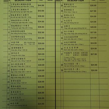 Mai's Bakery - 2022 mooncake menu - Bakeries Near Me - Monterey Park, California
