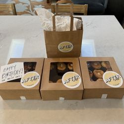 After By Tori - Castella cupcakes (vanilla bean and confetti) and cookies.