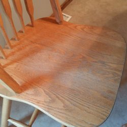 Elk Ridge Resort - Furniture finish worn right off...