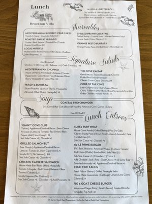 Menu photo 5 Brockton Villa Restaurant La Jolla, CA Menu photo 5 Brockton Villa Restaurant La Jolla, CA