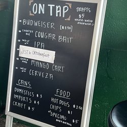 The Service Station - Inside menu sept 2023