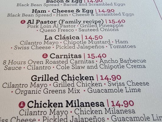 Menu photo 3 La Panadería Bakery Café San Antonio, TX Menu photo 3 La Panadería Bakery Café San Antonio, TX