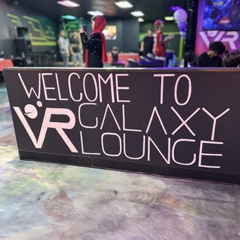 VR Galaxy Lounge - Sign at the entrance - Virtual Reality Centers Near Me - Tampa, Florida VR Galaxy Lounge - Sign at the entrance - Virtual Reality Centers Near Me - Tampa, Florida
