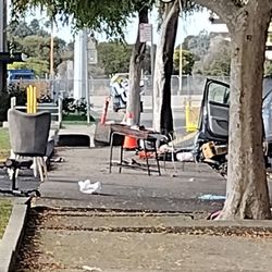 Kyte - Homeless encampments I had to pass through to the meeting place! Not at my door! Which is only 3 miles away!