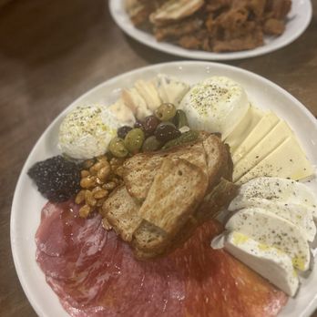 Osteria Marco - Chef's Combo with gluten-free toasted bread. - Italian Near Me - Denver, Colorado