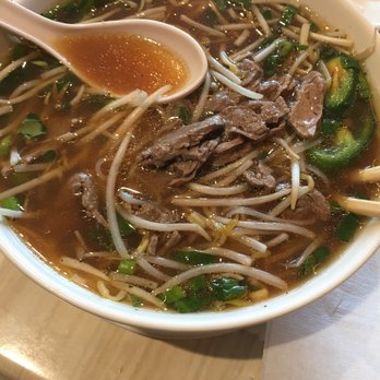 Pho Viet Mai - Round steak Phó after toppings were added!! - Vietnamese Near Me - Cypress, Texas Pho Viet Mai - Round steak Phó after toppings were added!! - Vietnamese Near Me - Cypress, Texas