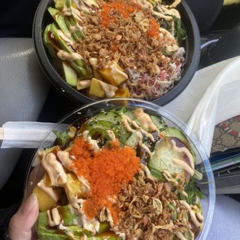 I Fish Poke Bar Thai Kitchen - salmon poke bowl with my favorite toppings - Thai Near Me - Chico, California