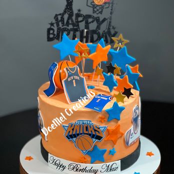 DoeMel Creations - a basketball themed cake - Desserts Near Me DoeMel Creations - a basketball themed cake - Desserts Near Me