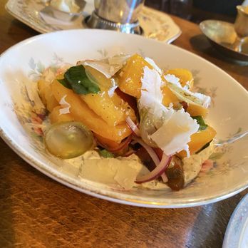 Saint Claire - Tomato and Peach Salad - Bars Near Me - New Orleans, Louisiana Saint Claire - Tomato and Peach Salad - Bars Near Me - New Orleans, Louisiana