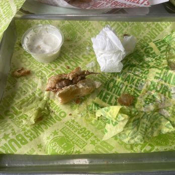 Tom's #1 - Colossal burger last bite - Burgers Near Me - Ontario, California