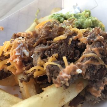 Pop Fizz - My helping of carne asada fries. Good flavor and there fries stayed crisp. - Ice Cream & Frozen Yogurt Near Me - Albuquerque, New Mexico