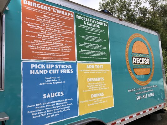 Menu photo 7 Recess Tillamook, OR