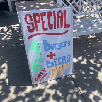 Perko's Cafe - SPECIAL
4 burgers
+
6 Beers
Only 39.00 - American Near Me - Riverbank, California Perko's Cafe - SPECIAL
4 burgers
+
6 Beers
Only 39.00 - American Near Me - Riverbank, California