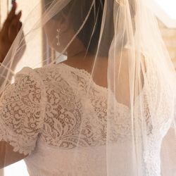 Wedding day! Back of dress!