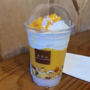Hui Lau Shan - D4. Mango and Coconut with Sago - Desserts Near Me - Berkeley, California Hui Lau Shan - D4. Mango and Coconut with Sago - Desserts Near Me - Berkeley, California