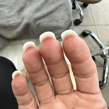 Dayus Nail Spa - The guy didn't bother to clean it and to think this is already clean after I tried cleaning it myself - Nail Salons Near Me - Redondo Beach, California