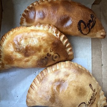 Maria Empanada - Corn (top), Diego (middle) and Spinach (bottom) - Latin American Near Me - Denver, Colorado