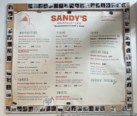 Menu photo 1 Sandy's San Francisco, CA