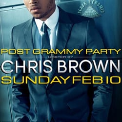 Z Group LA - Chris Brown Post Grammy Party