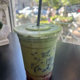 Strawberry Matcha Latte