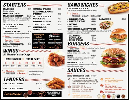 Menu photo 3 Planet Wings White Plains, NY