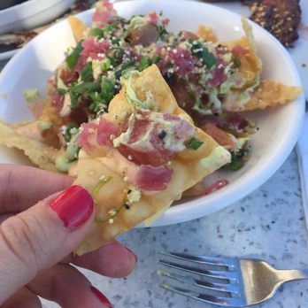 Ballast Point Brewing Long Beach - Poke Nachos - Breweries Near Me - Long Beach, California