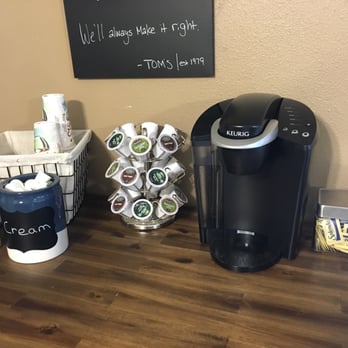 Tom's Body and Paint - Such a cute set up at Tom's! Love the coffee bar! - Body Shops Near Me - Visalia, California Tom's Body and Paint - Such a cute set up at Tom's! Love the coffee bar! - Body Shops Near Me - Visalia, California