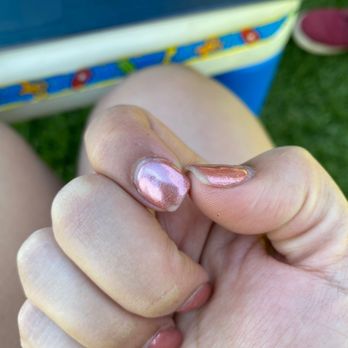 Divas Nails Spa - Dipped powder manicure after 6 days. - Nail Salons Near Me - Highland, California