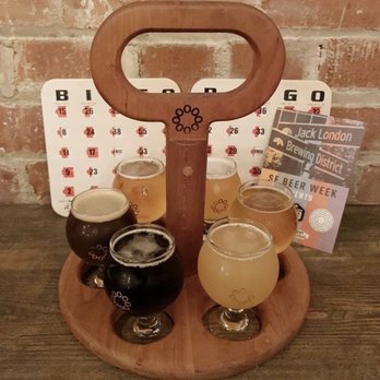 Original Pattern Brewing Company - Pre pandemic bingo night and beer flight - Breweries Near Me - Oakland, California