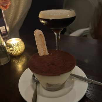 Varia - Tiramisu and espresso martini - Italian Near Me - Norfolk, Virginia