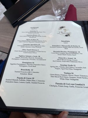 Menu photo 3 L'Amorino Tampa, FL
