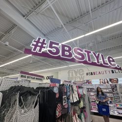 Five Below - Cosmetic and clothing section