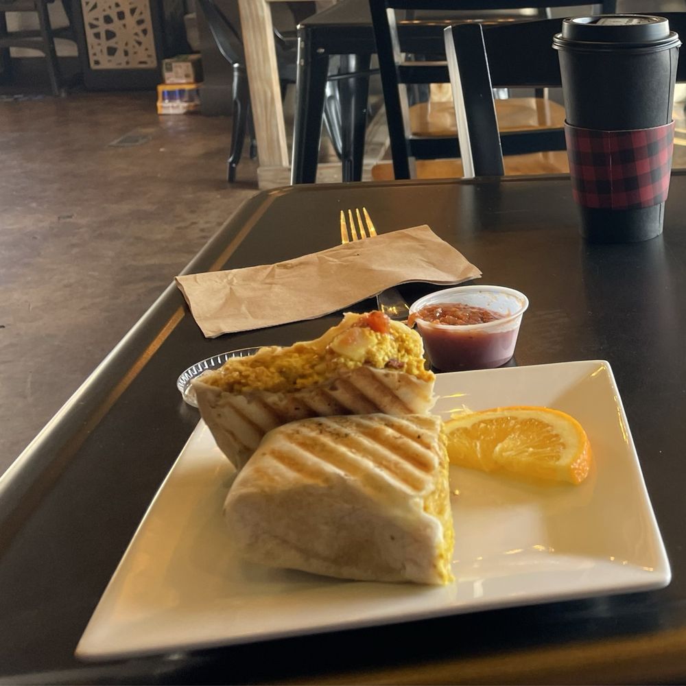 Tofu Scramble and 20 oz warm French Toast Coffee Tofu Scramble and 20 oz warm French Toast Coffee