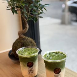 Maki - Brown sugar matcha latte. Miracle combination when matcha is sweetened.