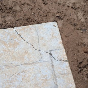 Fast Flow Plumbing - Cracked patio corner - Plumbing Near Me - Lexington, Kentucky Fast Flow Plumbing - Cracked patio corner - Plumbing Near Me - Lexington, Kentucky