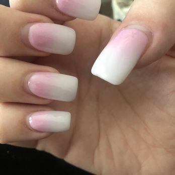 E Nails - Love my pink and white ombré nails...two weeks since I got them done. - Nail Salons Near Me - Fresno, California E Nails - Love my pink and white ombré nails...two weeks since I got them done. - Nail Salons Near Me - Fresno, California