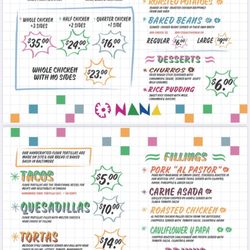 Nana - Menu