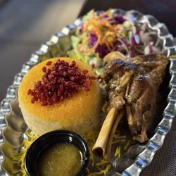 Shiraz Persian Cuisine - Zereshk Polo & Lamb Shank