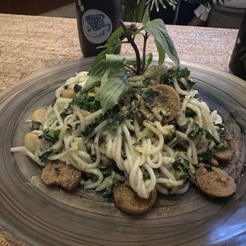 Au Lac - Garlic Basil Noodles - Vegan Near Me - Los Angeles, California