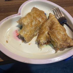 Aromadipan - Mushroom and cream cheese pastry and bacon corn and cream cheese pastry
