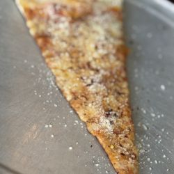 Ruckus - Apex - Slice of cheese pizza split in half that's why it looks smaller