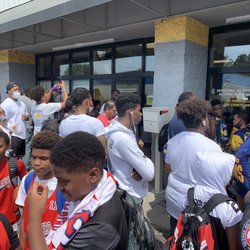 The SportZone - Crowd outside