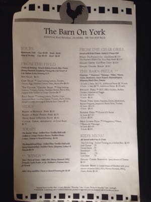 Menu photo 5 The Barn On York Pataskala, OH Menu photo 5 The Barn On York Pataskala, OH