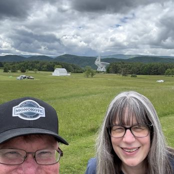 Green Bank Observatory - Yeah, my baby with the GBT in the background - Observatories Near Me - Green Bank, West Virginia